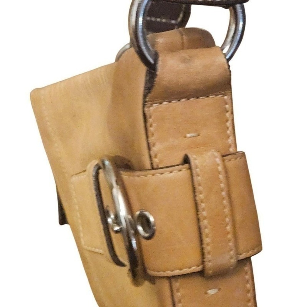 Vintage Coach 1452 Soho Soft Brown Leather Shoulder Bag + FREE Bag Charm 🎁 - Picture 6 of 14